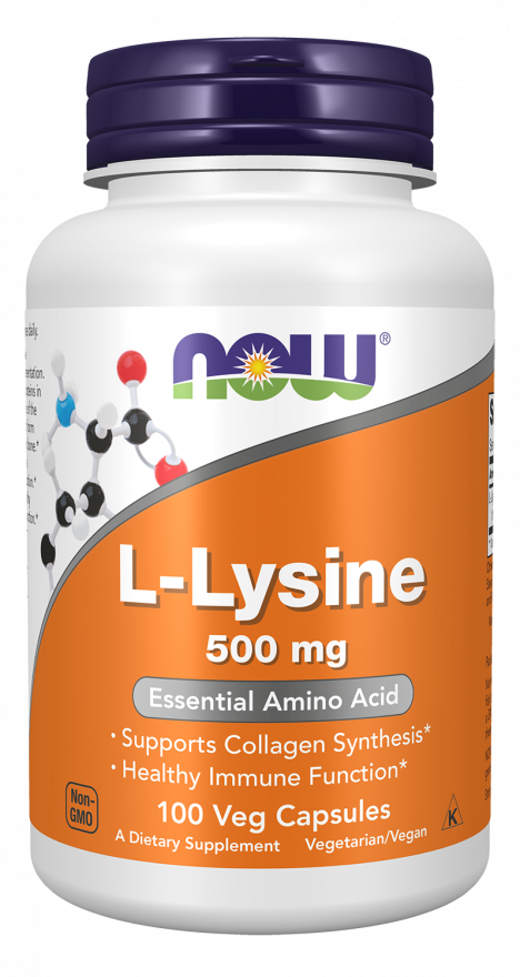 NOW - L-Lysine 500mg 100 VCAPS