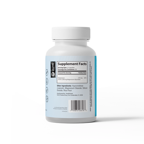 Healthsupp - Magnesium Glycinate 275mg (90 capsules)