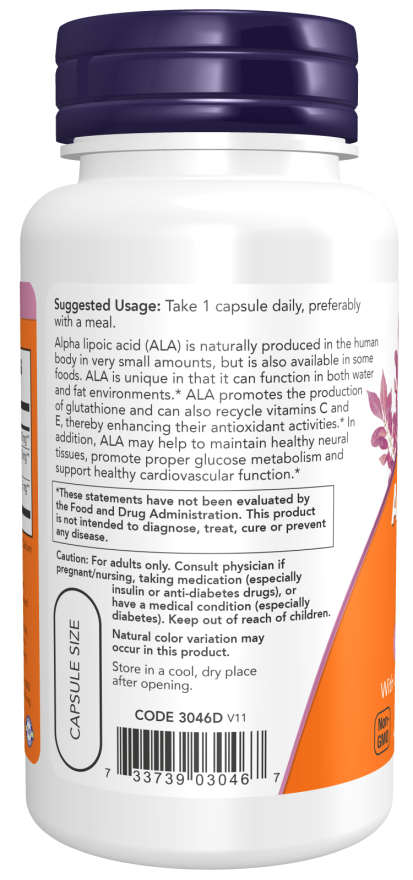 NOW - Alpha Lipoic Acid 600mg