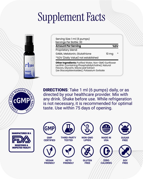 rho - Liposomal Sleep Formula