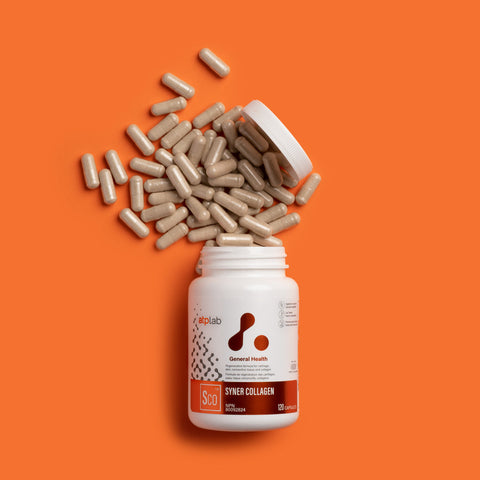 Syner Collagen supplement bottle by ATP LAB. Available at Healthsupp