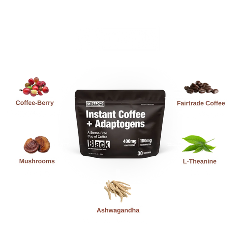 Strong Coffee - Instant Coffee + Adaptogens