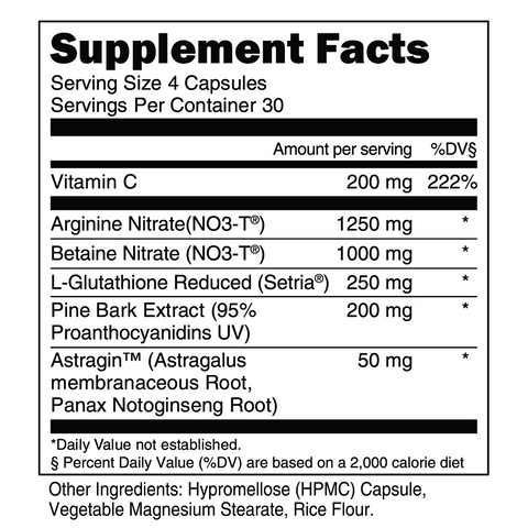 Transparent Labs - Nitric Oxide