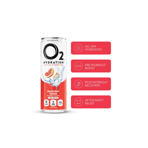 O2 Hydration - Caffeinated Hydration Drink