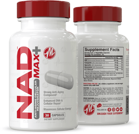 Metabolic Nutrition - NAD MAX+