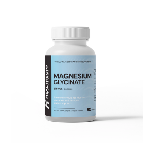 Healthsupp - Magnesium Glycinate 275mg (90 capsules)