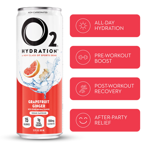 O2 Hydration - Caffeinated Hydration Drink