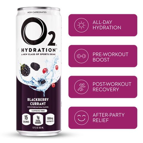 O2 Hydration - Caffeinated Hydration Drink