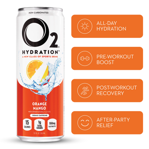 O2 Hydration - Caffeinated Hydration Drink