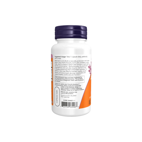 NOW - Alpha Lipoic Acid 600mg