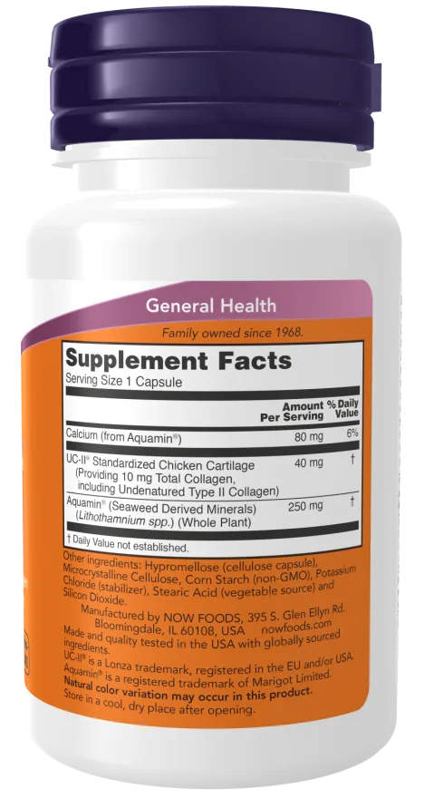 NOW - UC-II Type II Collagen 40MG 60 VC