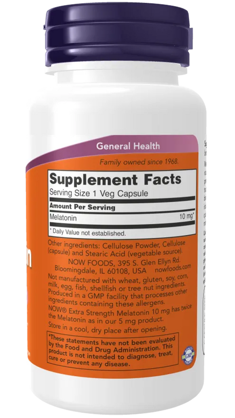 NOW - Melatonin 10mg 100 VCAPS