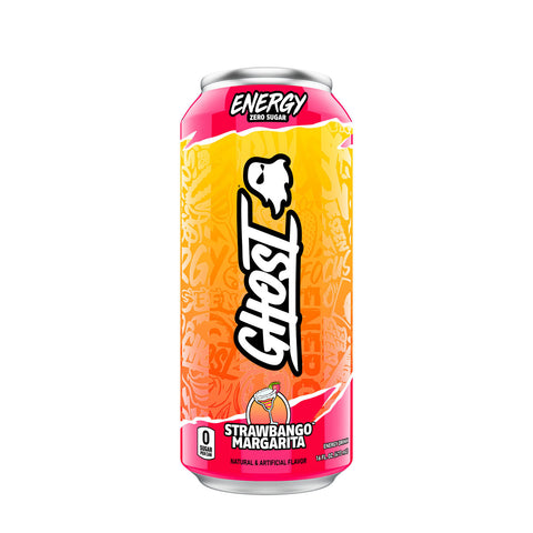 GHOST - RTD Energy Drinks, Strawbango Margarita Flavor, 1 Pack Ghost