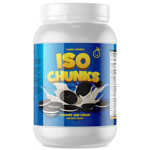 ISO Protein, Cookies and Cream Flavor, Yummy Sports