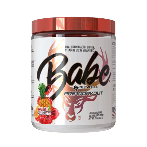 Bucked Up - Babe pre-Workout, Fruit Punch Flavor, Buckep Up