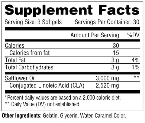 Metabolic Nutrition - CLA 3000