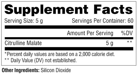 Metabolic Nutrition - Citrulline Malate 2:2