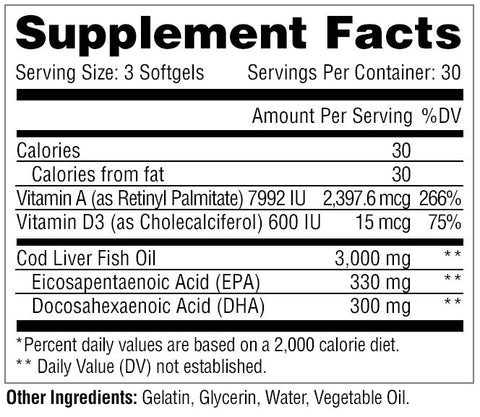 Metabolic Nutrition - Fish Oil 3000