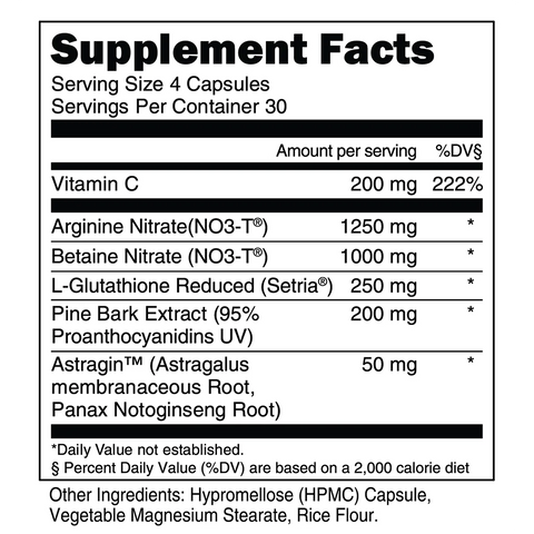 Transparent Labs - Nitric Oxide