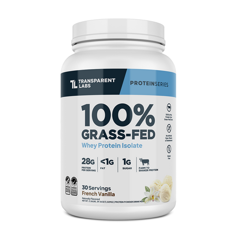 Transparent Labs - 100% Grass Fed Whey Protein Isolate