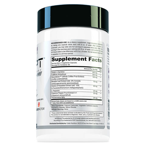 CUTLER - SCULPT Fat Burner (Available In-Store Only)