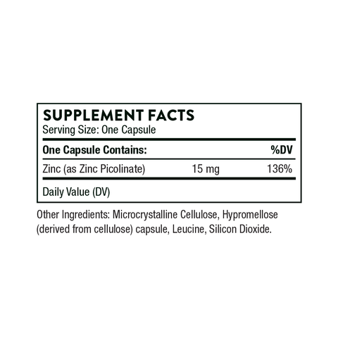 Thorne - Zinc Picolinate - 15 mg