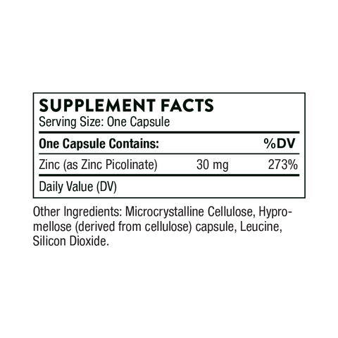 Thorne - Zinc Picolinate - 30 mg