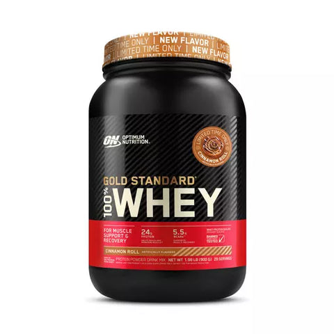 Gold Standard 100% WHEY, Cinnamon Roll Flavor, Optimum Nutrition