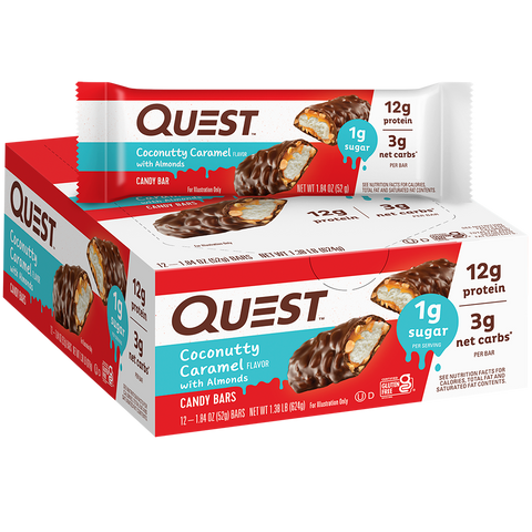 Quest - COCONUTTY CARAMEL CANDY BARS