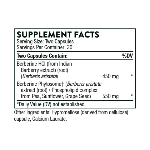 Thorne - Berberine - 1000 mg Formerly Berberine-500